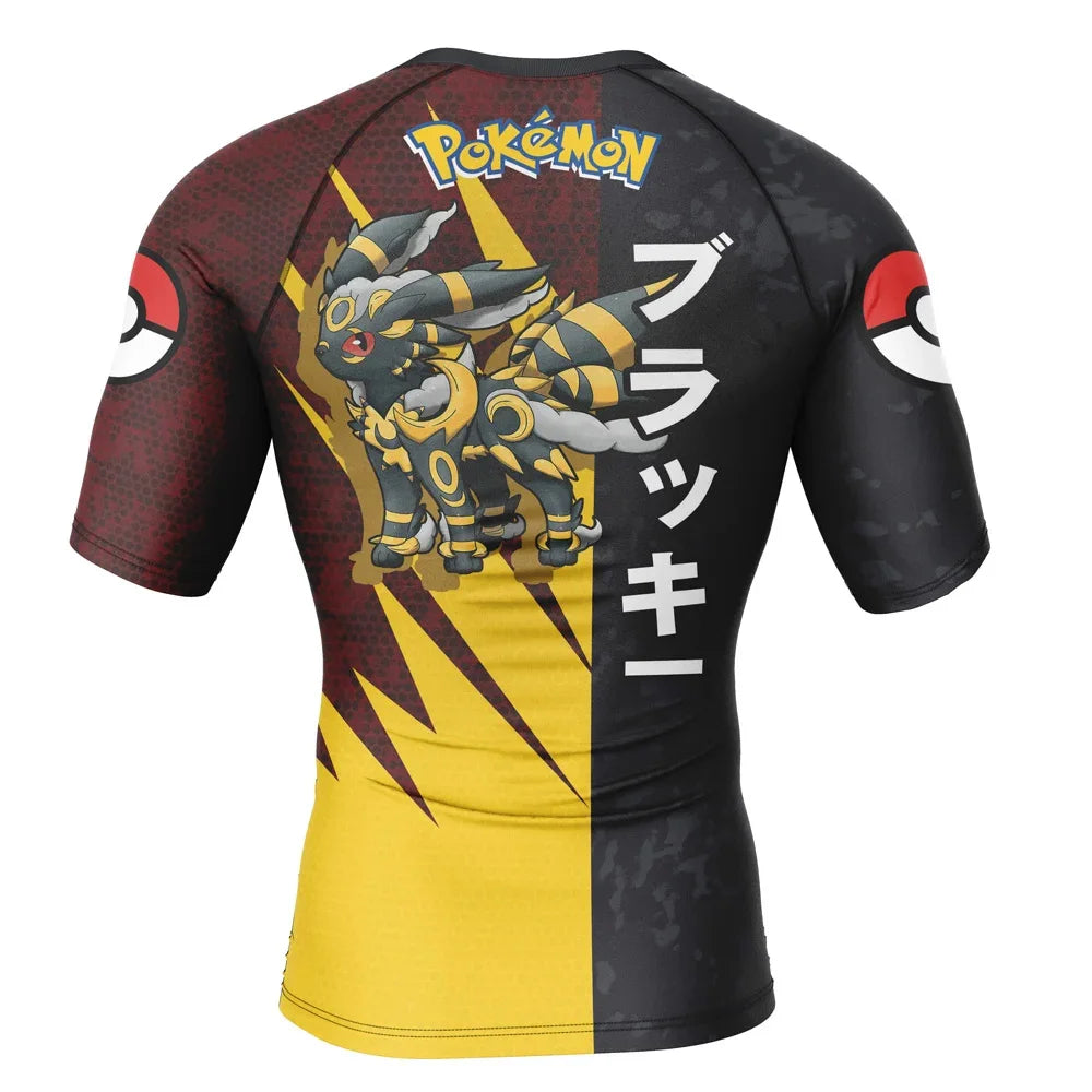 Pokemon 'Umbreon' Short Sleeve Compression Rashguard