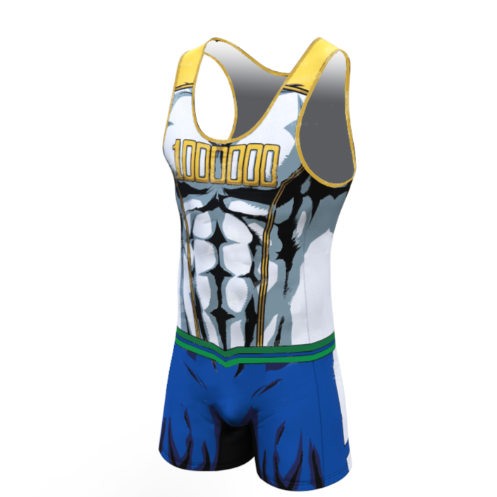 BJJ Rash Guard My Hero Academia 'Lemillion' Men's Powerlifting Singlet