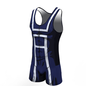 BJJ Rash Guard My Hero Academia 'UA Uniform' Men's Powerlifting Singlet