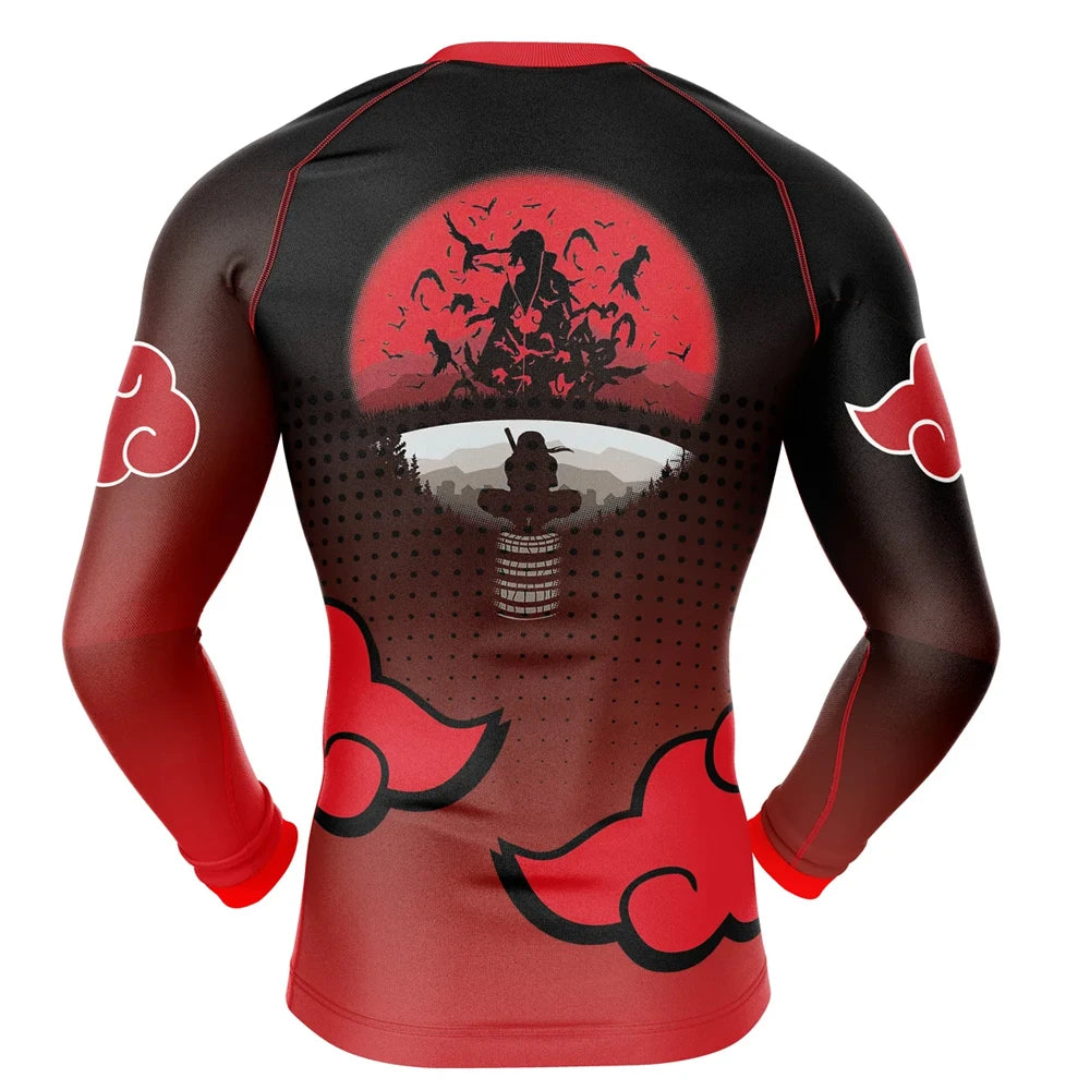 Kids Naruto 'Itachi' Long Sleeve Compression Rashguard