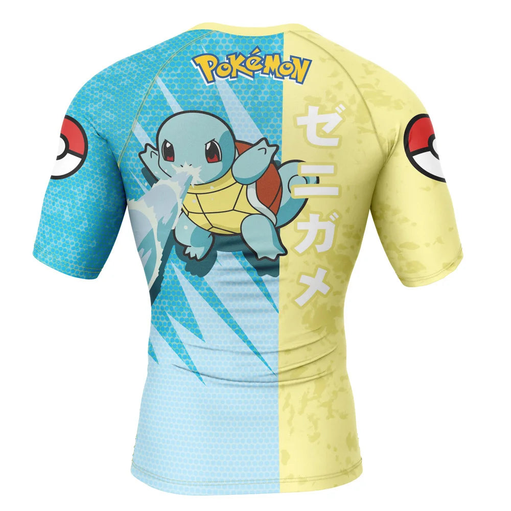 Kids Pokemon 'Squirtle' Short Sleeve Compression Rashguard