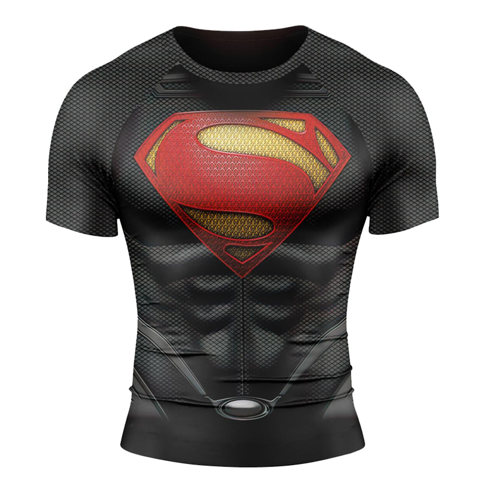 Superman 'Golden Age' Short Sleeve Compression Rashguard