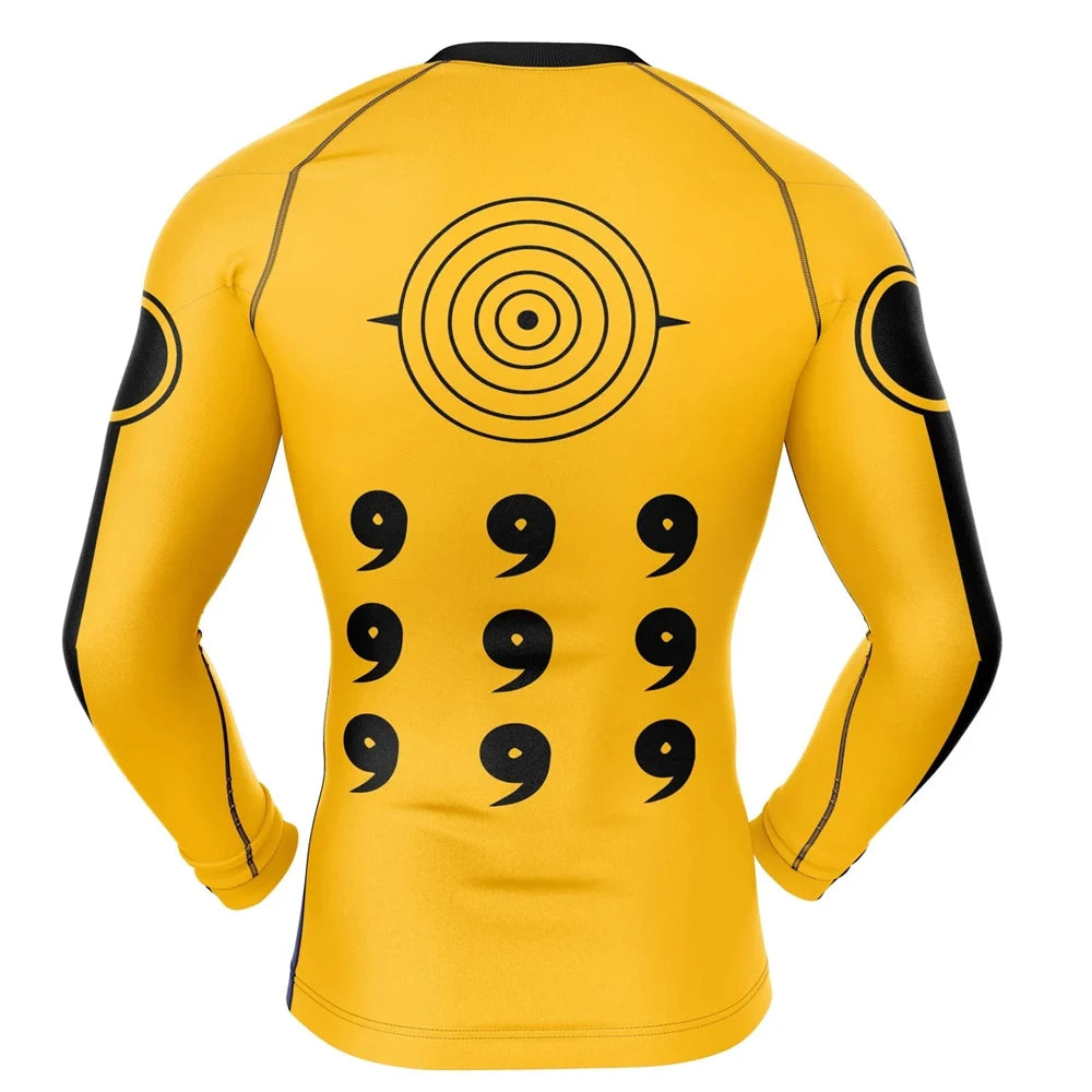 Kids Naruto 'Six Paths' Long Sleeve Compression Rashguard