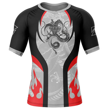 BJJ Rash Guard Dragon Ball Z 'Shenron' Short Sleeve Compression Rashguard