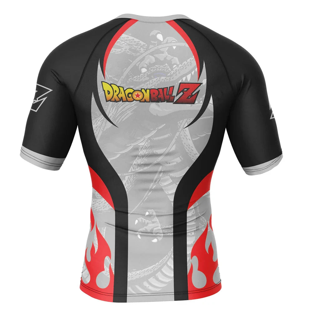 BJJ Rash Guard Dragon Ball Z 'Shenron' Short Sleeve Compression Rashguard