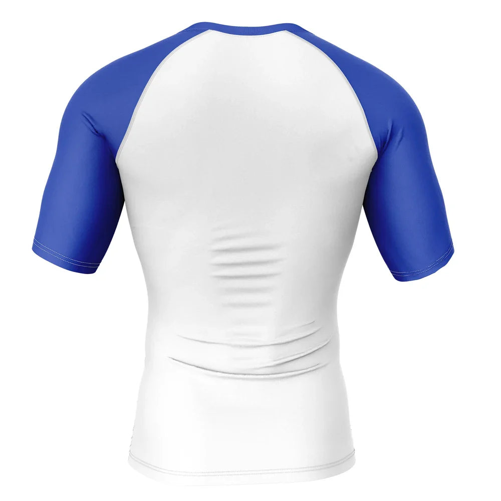 BJJ Rash Guard Dragon Ball Z 'Vegeta | Saiyan Royal Crest' Short Sleeve Compression Rashguard