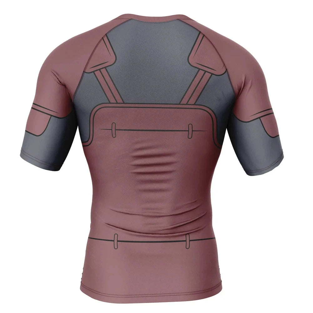 Kids Naruto 'Hashirama' Short Sleeve Compression Rashguard