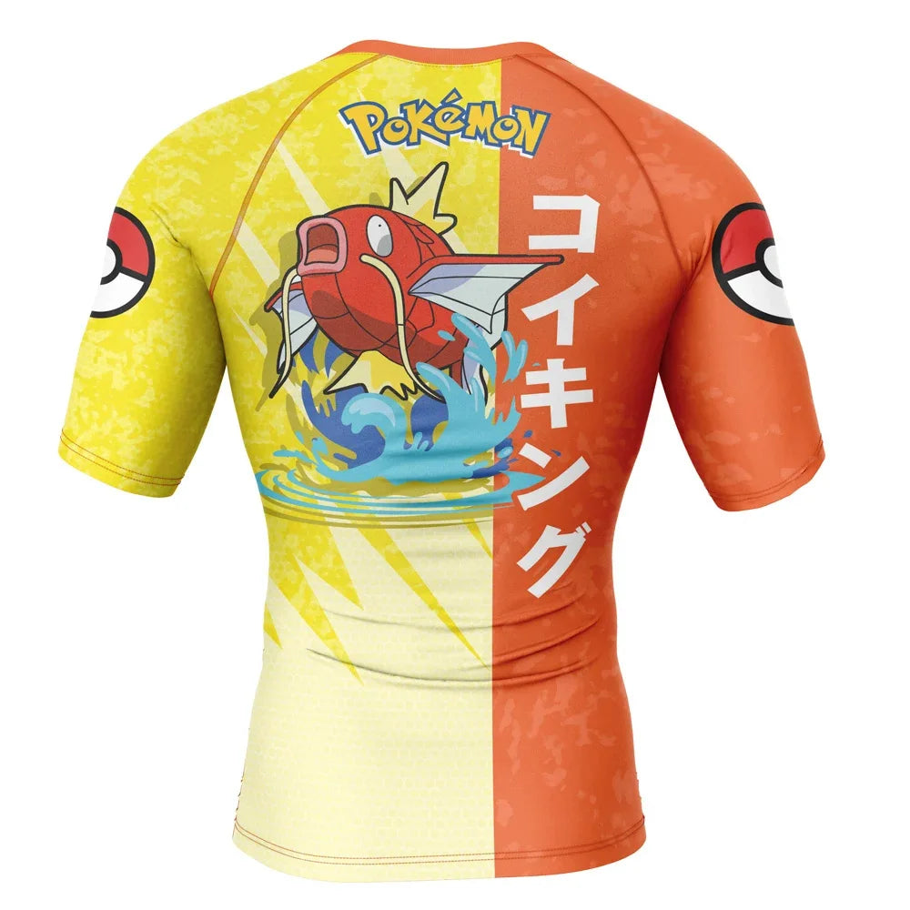 Kids Pokemon 'Magikarp' Short Sleeve Compression Rashguard