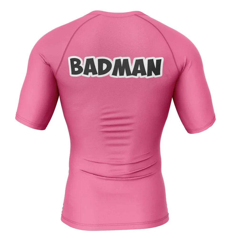 BJJ Rash Guard Dragon Ball Z 'Vegeta | Badman' Short Sleeve Compression Rashguard