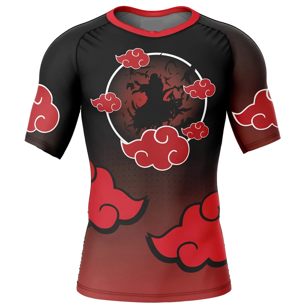 Kids Naruto 'Itachi' Short Sleeve Compression Rashguard