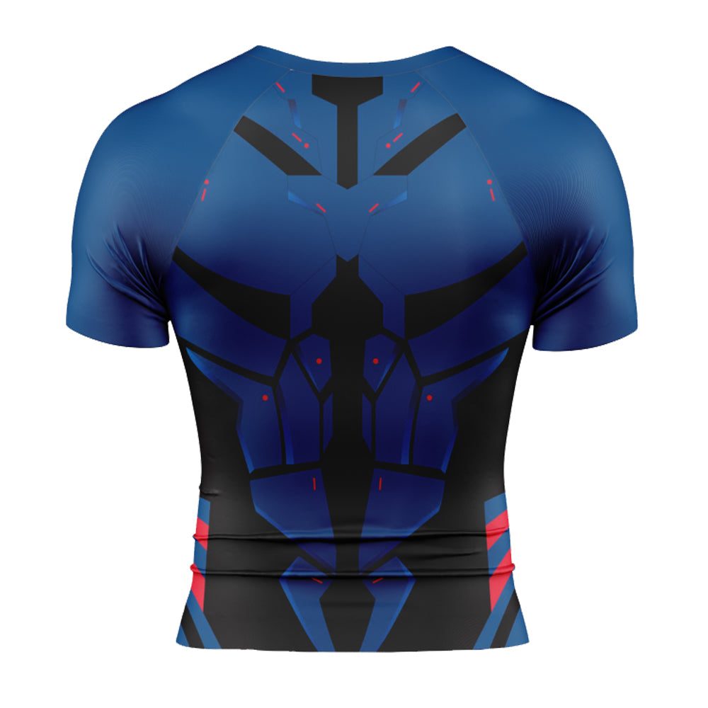 Nightwing 'Red Steel' Short Sleeve Compression Rashguard