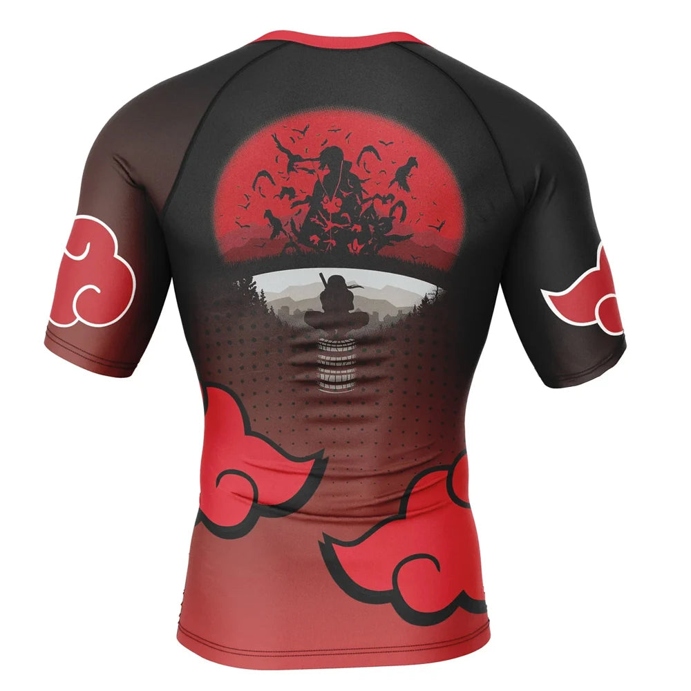 Kids Naruto 'Itachi' Short Sleeve Compression Rashguard