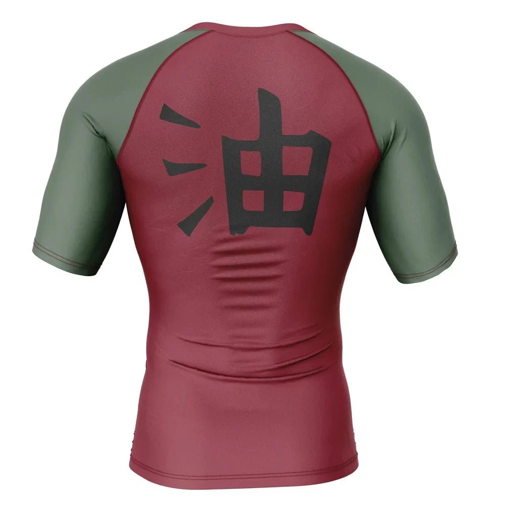 BJJ Rash Guard Kids Naruto 'Jiraiya' Short Sleeve Compression Rashguard