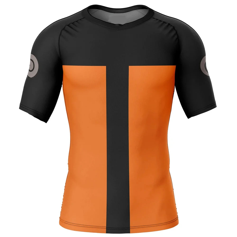 Kids Naruto 'Shippuden' Short Sleeve Compression Rashguard