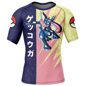 Kids Pokemon 'Greninja' Short Sleeve Compression Rashguard