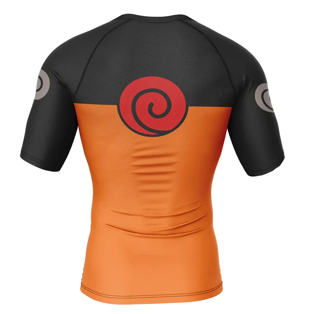 BJJ Rash Guard Kids Naruto 'Shippuden' Short Sleeve Compression Rashguard