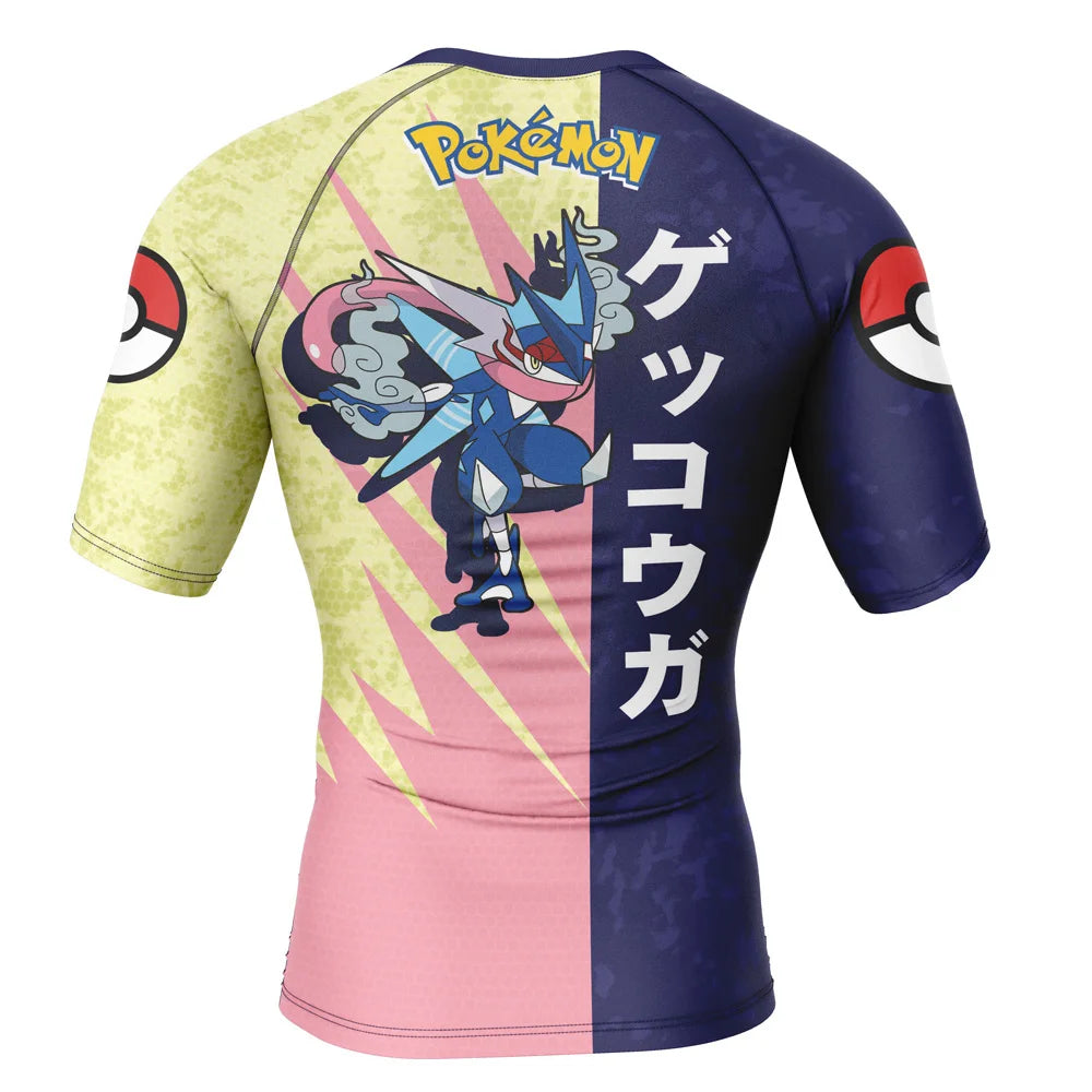 Kids Pokemon 'Greninja' Short Sleeve Compression Rashguard