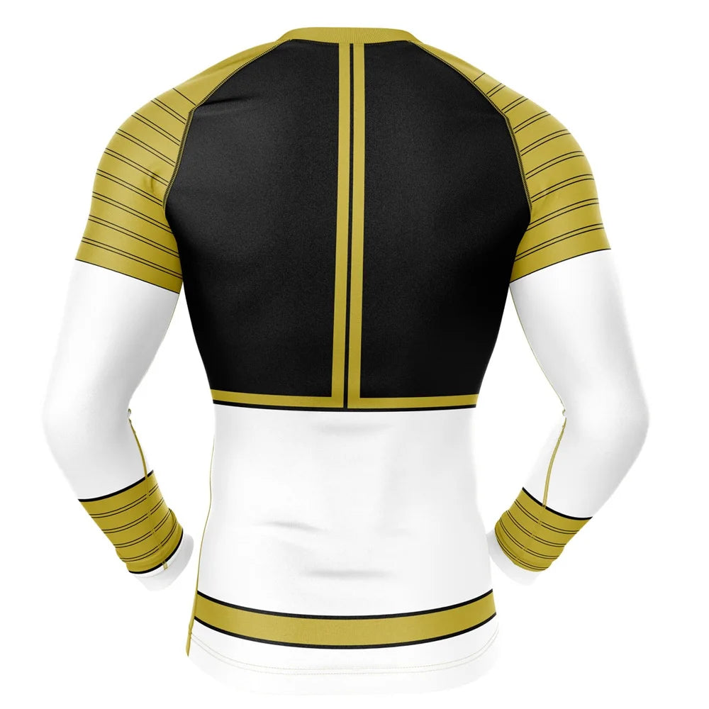 Kids Power Rangers 'White Ranger' Long Sleeve Compression Rashguard