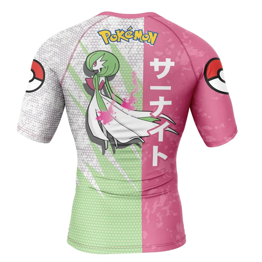 Kids Pokemon 'Gardevoir' Short Sleeve Compression Rashguard