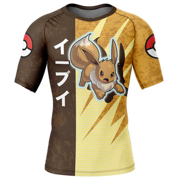 Pokemon 'Eevee' Short Sleeve Compression Rashguard