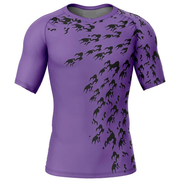 Naruto 'Sasuke | Curse Mark' Short Sleeve Compression Rashguard