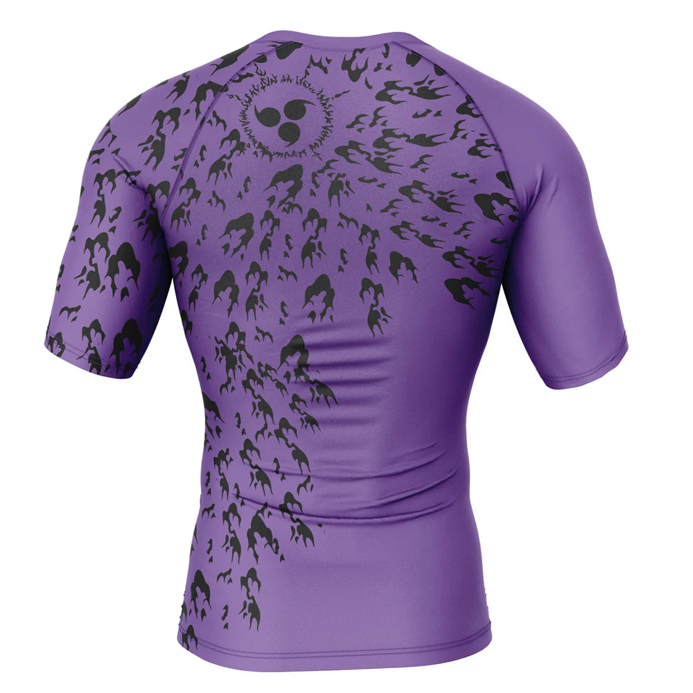 Naruto 'Sasuke | Curse Mark' Short Sleeve Compression Rashguard