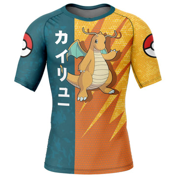 Pokemon 'Dragonite' Short Sleeve Compression Rashguard