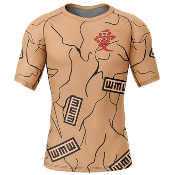 Naruto 'Gourd | Gaara' Short Sleeve Compression Rashguard