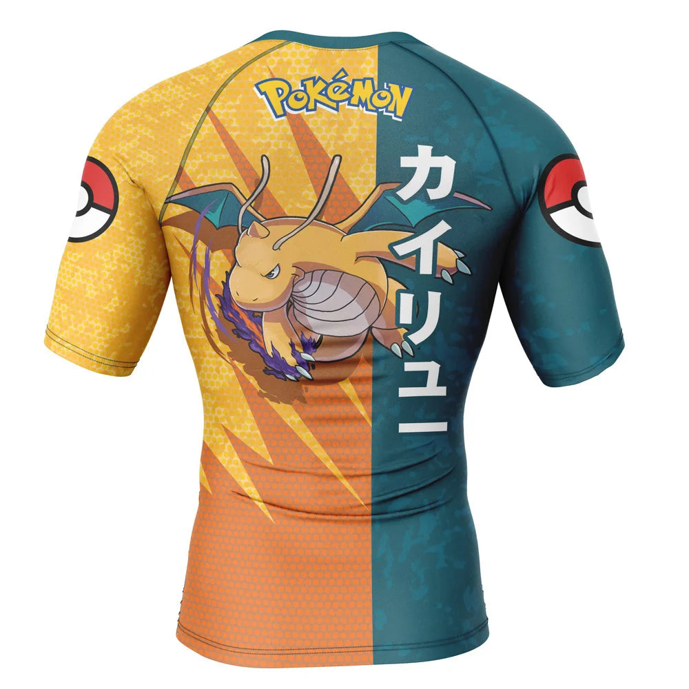 Pokemon 'Dragonite' Short Sleeve Compression Rashguard