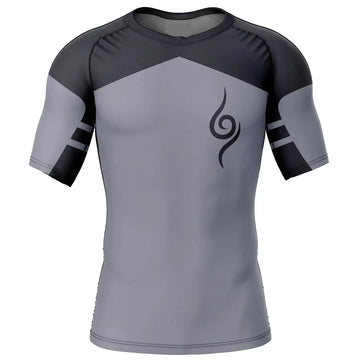 BJJ Rash Guard Naruto 'Anbu' Short Sleeve Compression Rashguard