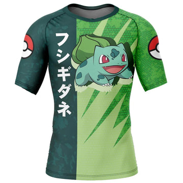 Pokemon 'Bulbasaur' Short Sleeve Compression Rashguard