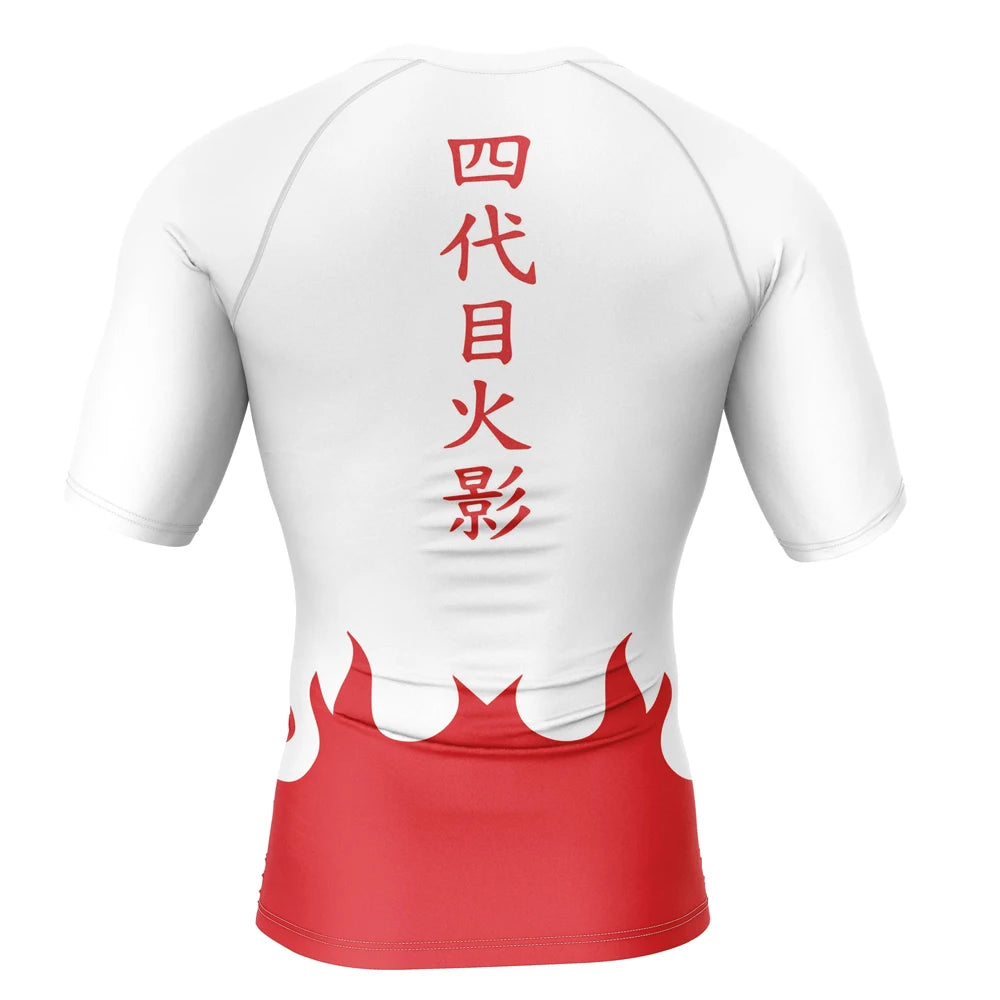 Kids Naruto 'Minato Namikaze' Short Sleeve Compression Rashguard