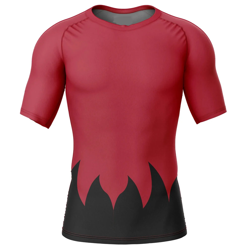 Kids Naruto 'Sage' Short Sleeve Compression Rashguard