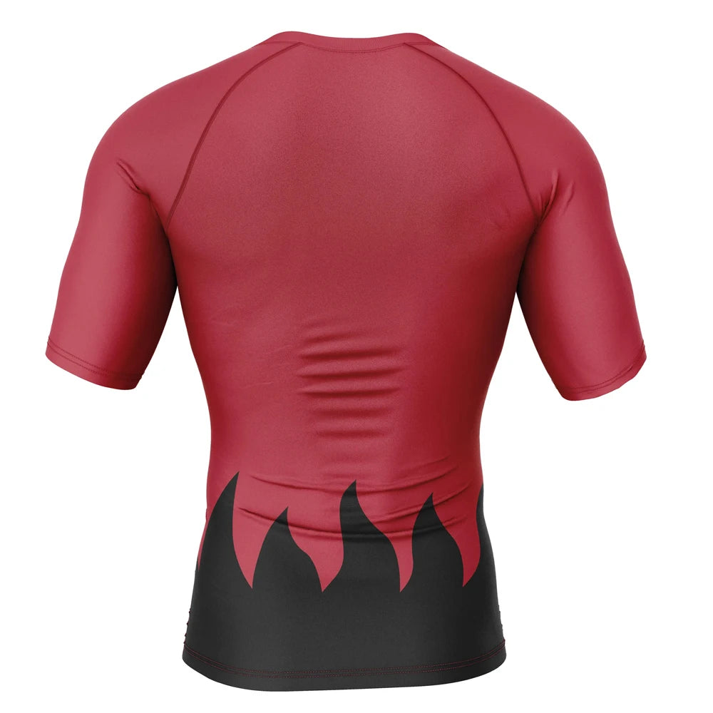 Kids Naruto 'Sage' Short Sleeve Compression Rashguard