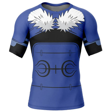 BJJ Rash Guard Kids Naruto 'Tobirama' Short Sleeve Compression Rashguard