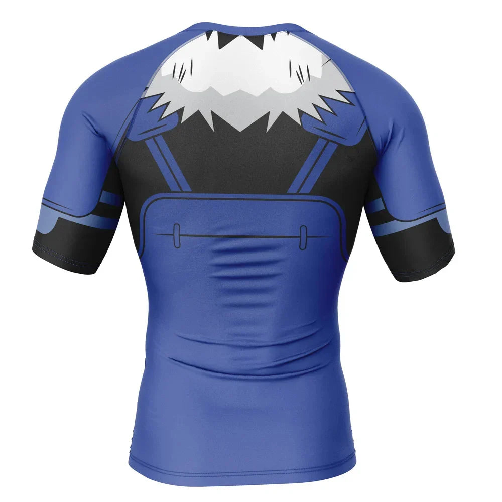 BJJ Rash Guard Naruto 'Tobirama' Short Sleeve Compression Rashguard