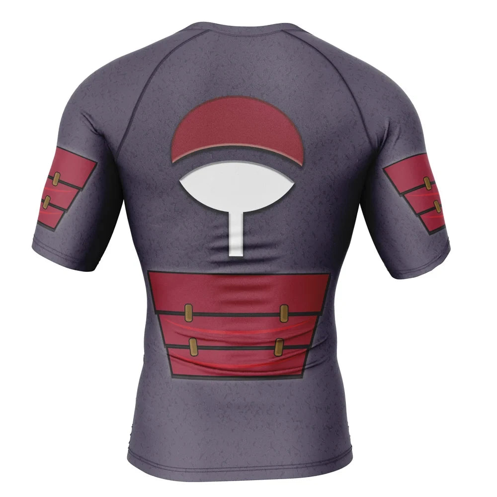 Kids Naruto 'Madara | 3.0' Short Sleeve Compression Rashguard