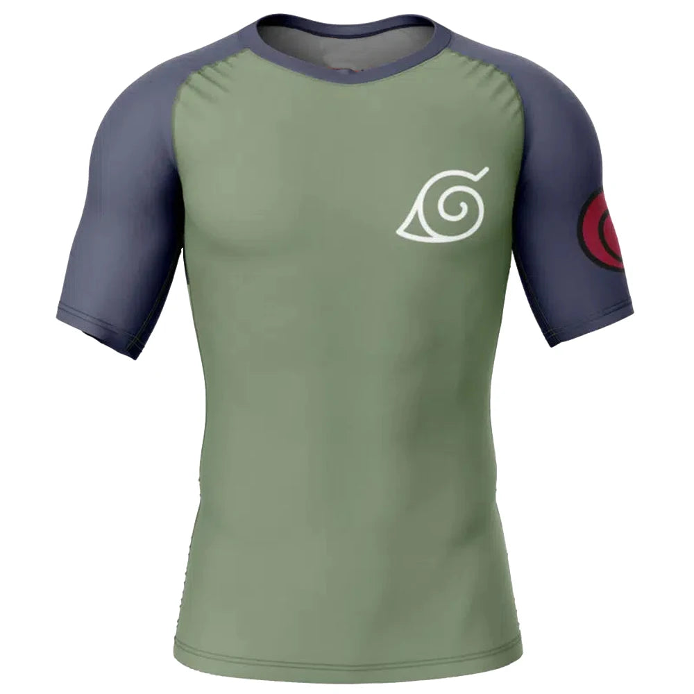 Naruto 'Konohagakure' Short Sleeve Compression Rashguard