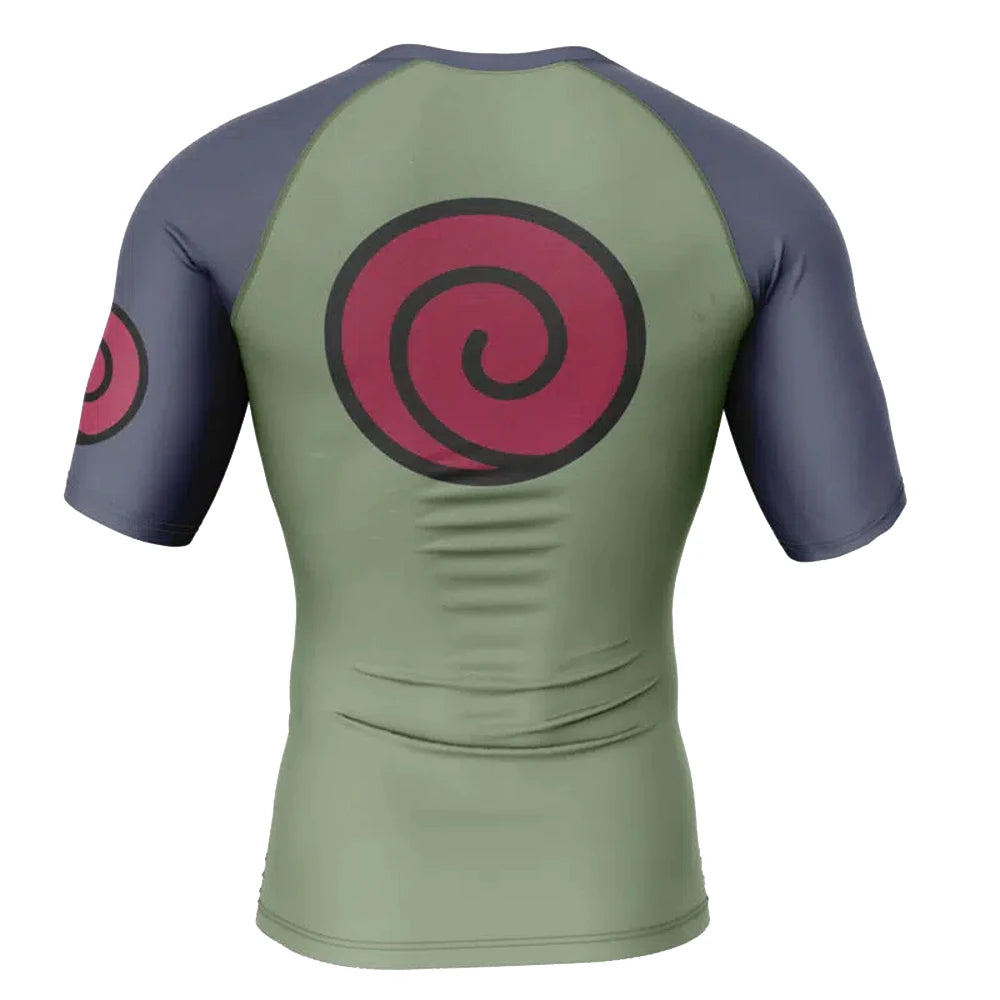 Naruto 'Konohagakure' Short Sleeve Compression Rashguard