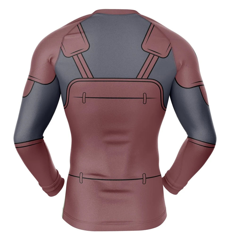 Kids Naruto 'Hashirama' Long Sleeve Compression Rashguard