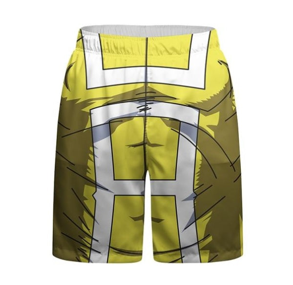 BJJ Rash Guard My Hero Academia 'UA Uniform | Yellow' Shorts