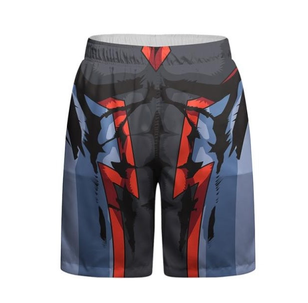 BJJ Rash Guard My Hero Academia 'Young Might | Grey' Shorts