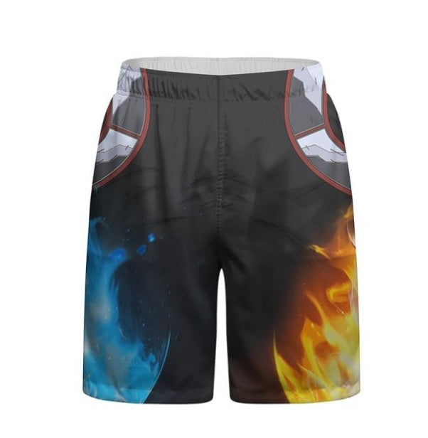 BJJ Rash Guard My Hero Academia 'Todoroki' Shorts