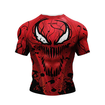 Spider-Man 'Total Carnage' Short Sleeve Compression Rashguard