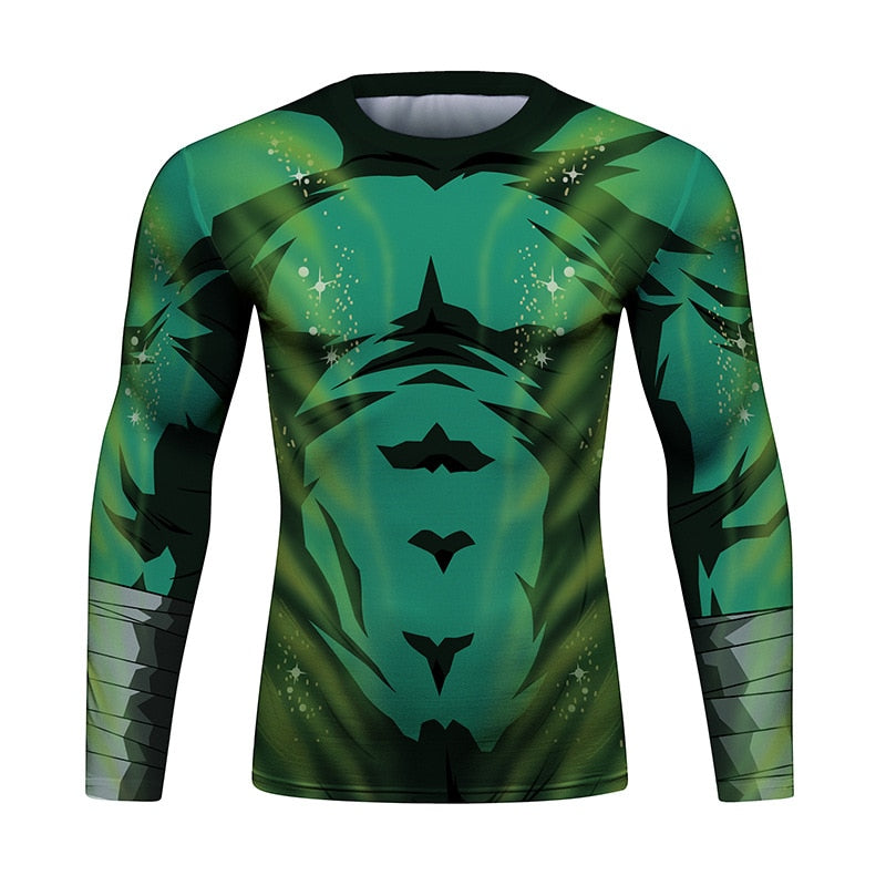 BJJ Rash Guard Naruto 'Rock Lee | 2.0' Elite Long Sleeve Compression Rash Guard