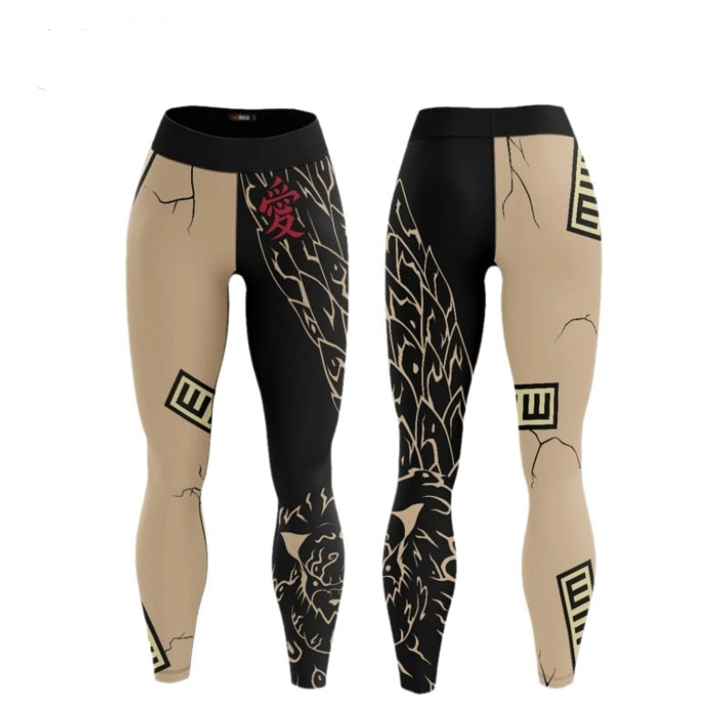 Women's Naruto 'Shukaku' Leggings Yoga Pants