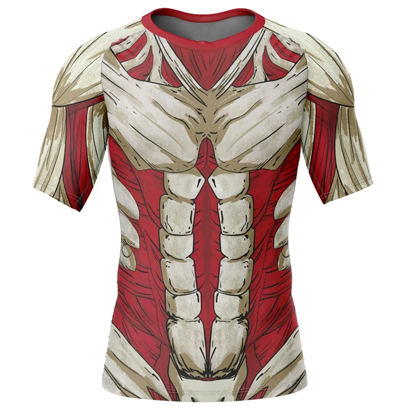 Attack on Titan 'Jaeger' Short Sleeve Compression Rashguard