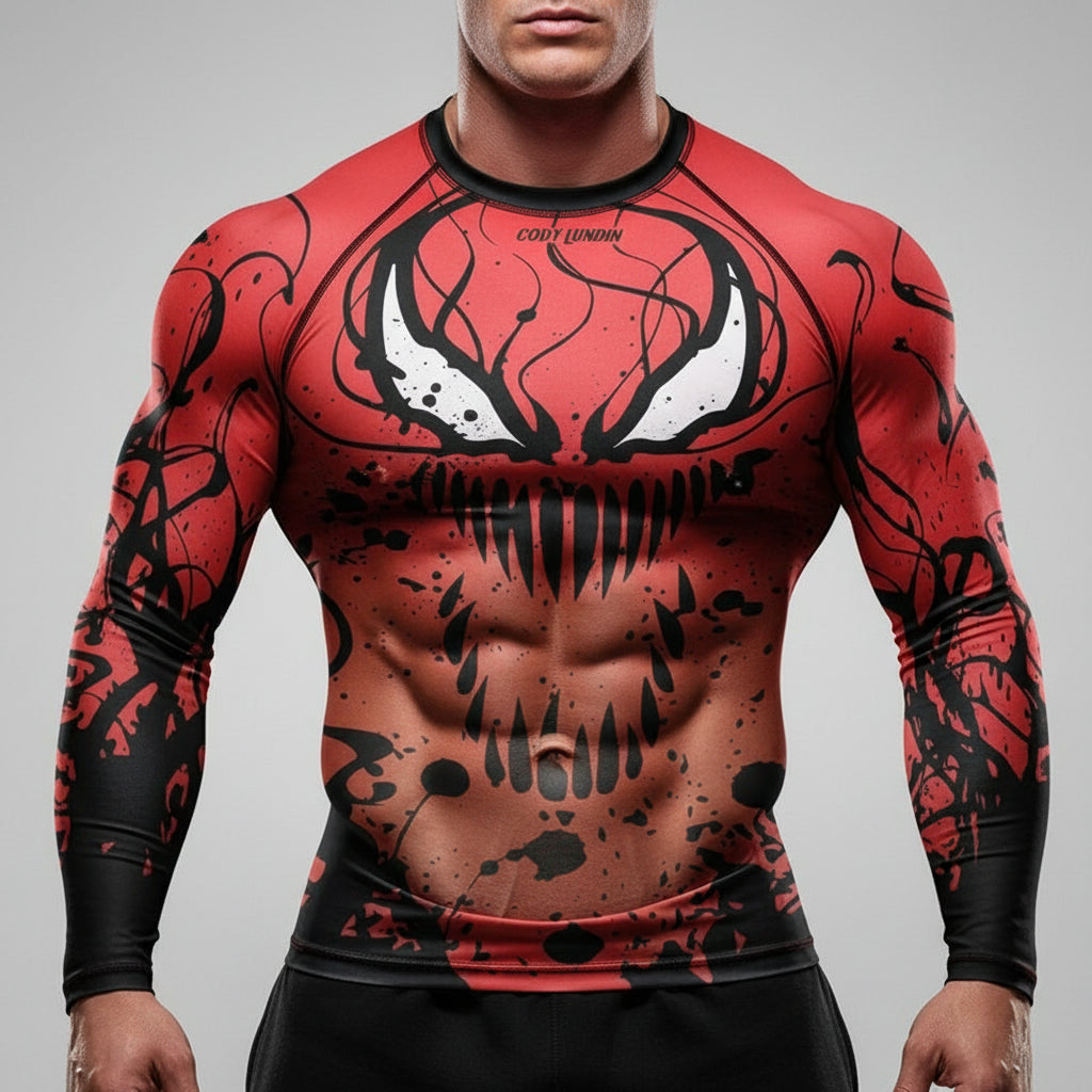 Spider-Man 'Total Carnage' Long Sleeve Compression Rashguard