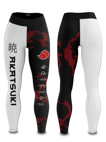 BJJ Rash Guard Women's Naruto "Akatsuki | List' Leggings Yoga Pants