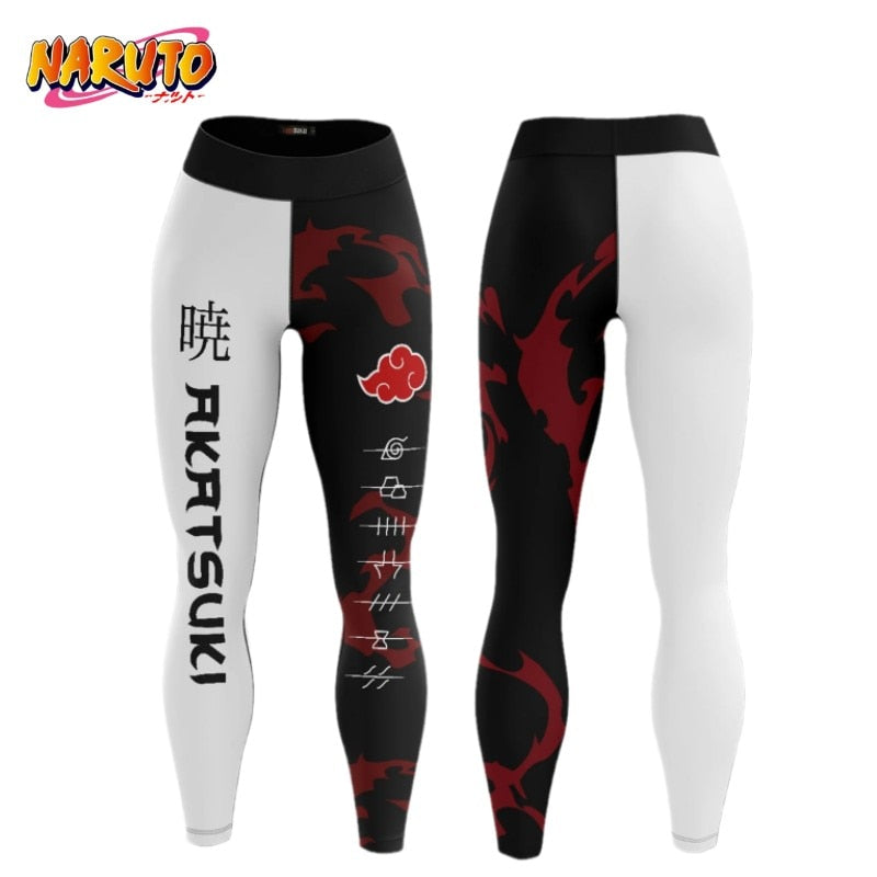 BJJ Rash Guard Women's Naruto "Akatsuki | List' Leggings Yoga Pants